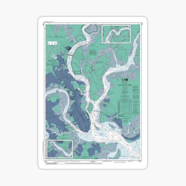 Item preview, Charleston Harbor Map designed and sold by parmarmedia.