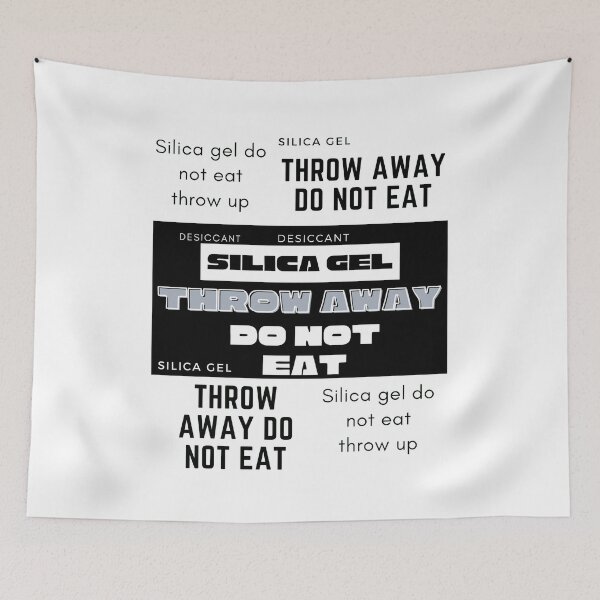 Item preview, Silica gel throw up do not eat designed and sold by BasheerFajr.