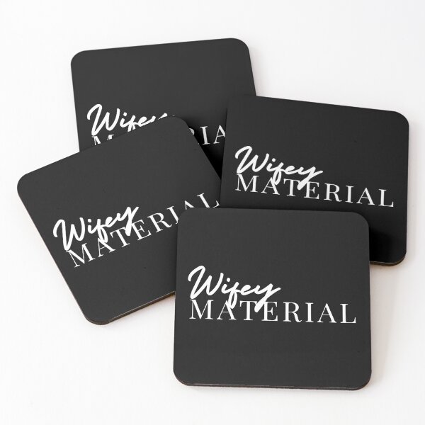 Item preview, Wifey Material | Husband | Hubby | Girlfriend | Wife | Boyfriend designed and sold by itsokaybyme.