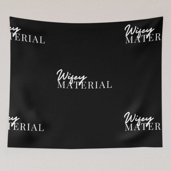 Item preview, Wifey Material | Husband | Hubby | Girlfriend | Wife | Boyfriend designed and sold by itsokaybyme.