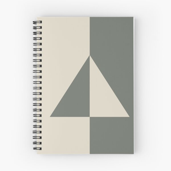 Item preview, Green Neutral Buff Tan Minimal Triangle Design 2021 Color of the Year Contemplative & Bleached Pebble designed and sold by ColorOfTheYears.
