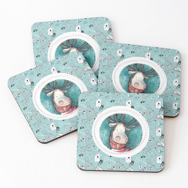 Item preview, Лось на голубом designed and sold by vini-diktova.