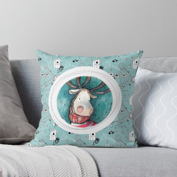 Item preview, Лось на голубом designed and sold by vini-diktova.