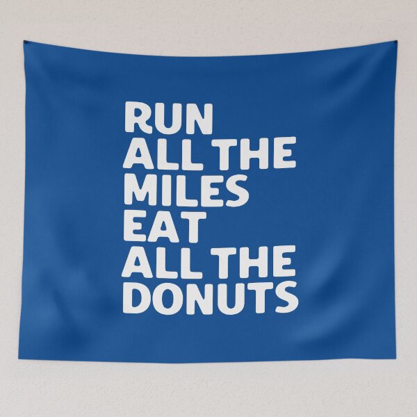 Item preview, Run All The Miles Eat All The Donuts #1 designed and sold by SalahBlt.