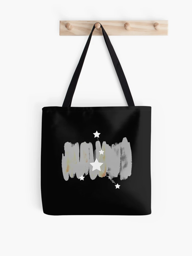Thumbnail 1 of 2, Tote Bag, Zodiac Collection - Cancer designed and sold by Nini's Designs.