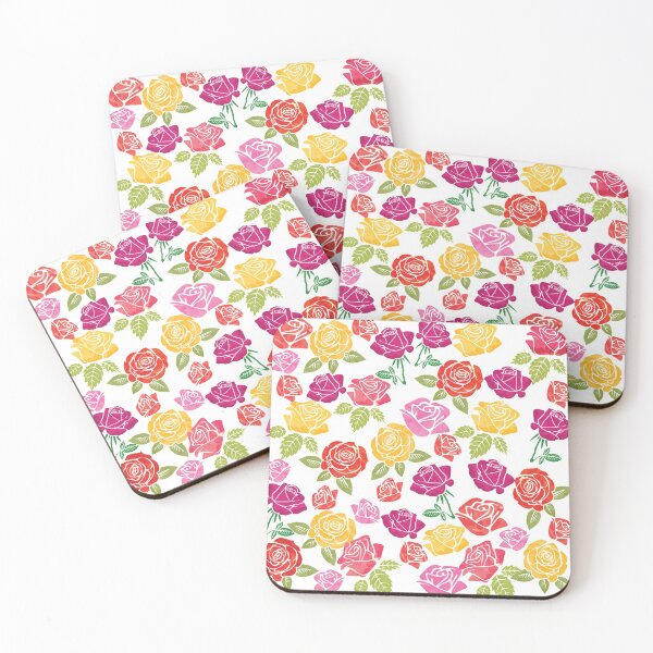 Item preview, Multicolored Roses Pattern designed and sold by Soumita.