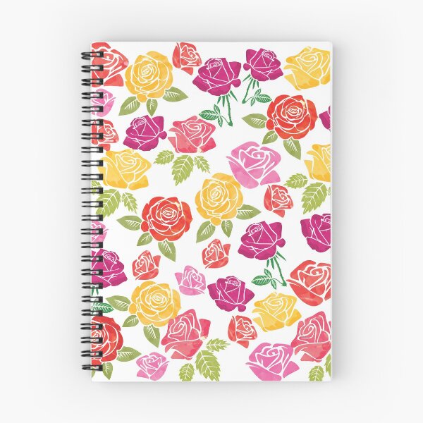 Item preview, Multicolored Roses Pattern designed and sold by Soumita.
