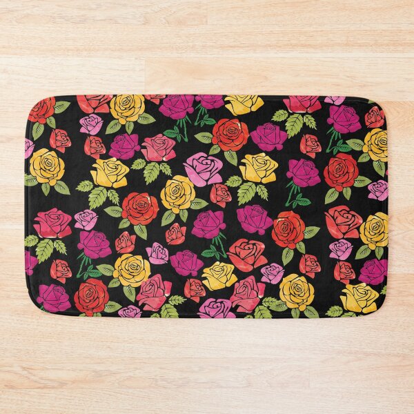 Item preview, Multicolored Roses Pattern designed and sold by Soumita.