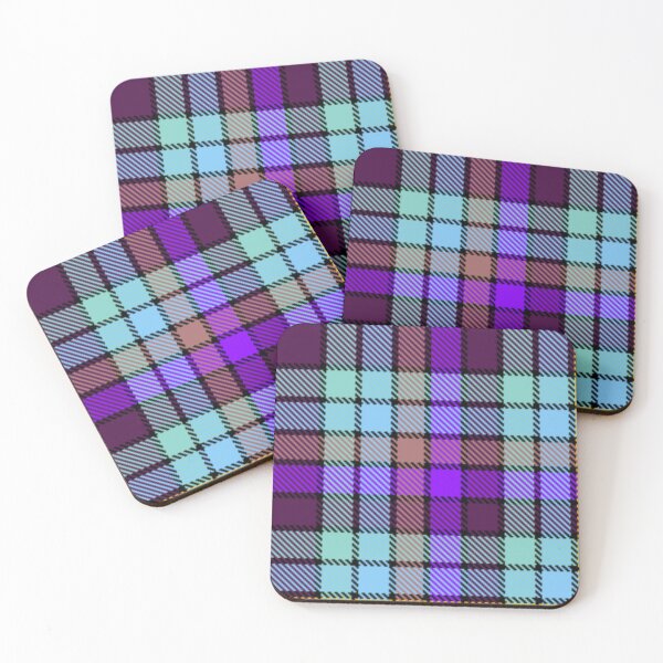 Item preview, Eggplant and Gold Plaid designed and sold by patternedprints.
