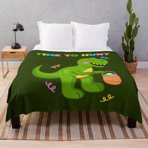 Item preview, Easter Dinosaur Cute T-Rex Time To Hunt Egg Basket Funny Pun designed and sold by gkao.