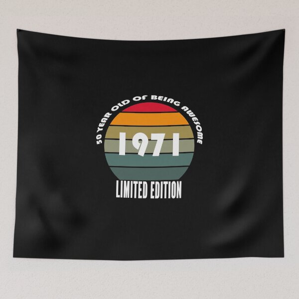 Item preview, 50 Year Old Gifts Vintage 1971 Limited Edition 50th Birthday T-Shirt Vintage 1971 Limited Edition 50th Birthday T-Shirt designed and sold by bigfamilytee.