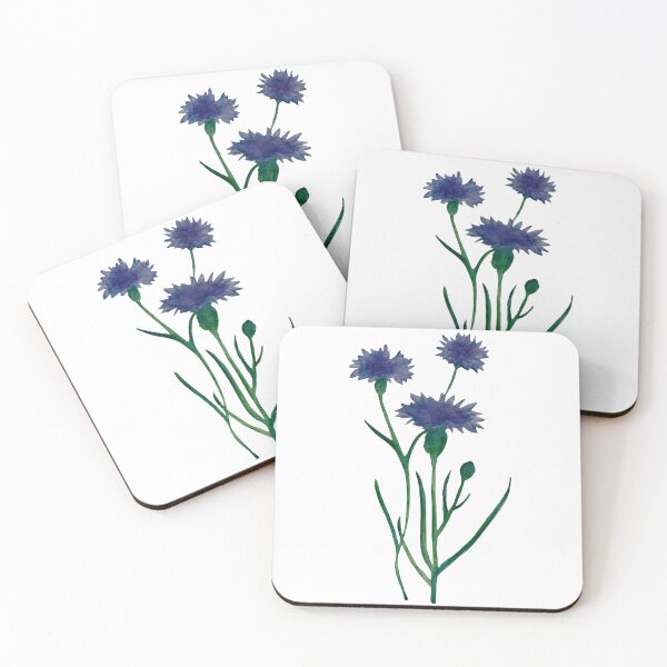 Item preview, Watercolor Cornflower design designed and sold by muffinstandd.