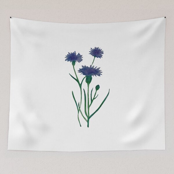 Item preview, Watercolor Cornflower design designed and sold by muffinstandd.