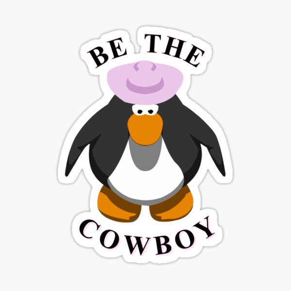Mitski x Club Penguin Be The Cowboy Sticker