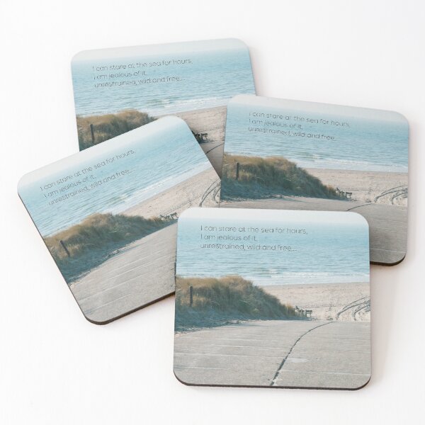 Item preview, Short poem on a picture of the sea designed and sold by Johan Opdenacker.