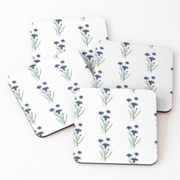 Item preview, Watercolor cornflower pattern design designed and sold by muffinstandd.