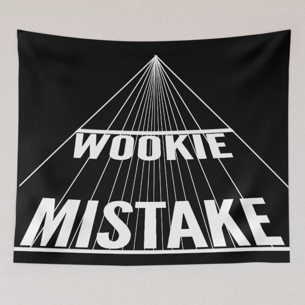 Item preview, Wookie mistake. Funny pun. designed and sold by Rui Valverde.