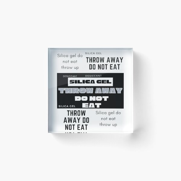Item preview, Silica gel throw up do not eat designed and sold by BasheerFajr.
