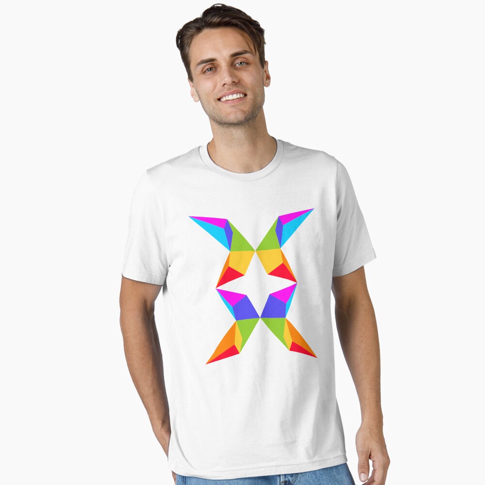 Vista previa del artículo con la obra «Camiseta esencial», diseñado y vendido por Riograf.