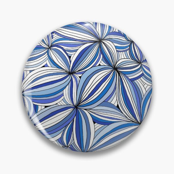 Item preview, Blue curves and dips designed and sold by Doodlelicious.