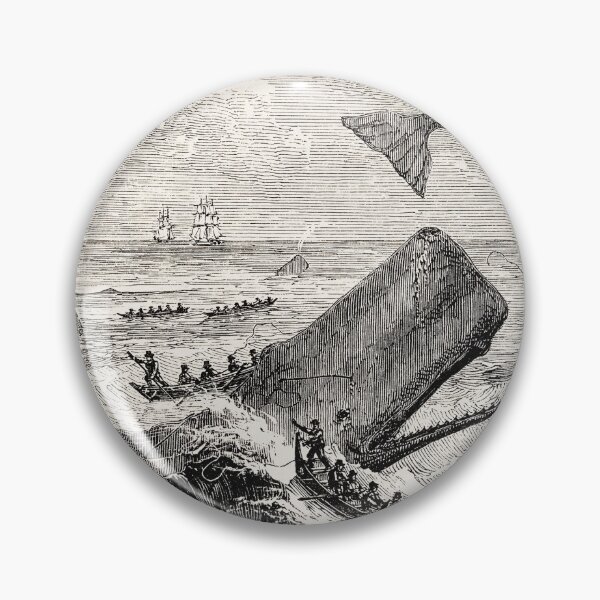 Item preview, Illustration of the sperm whale while attacking fishing boat from The Natural History of the Sperm Whale (1839) by Thomas Beale (1807-1849). designed and sold by Badmoviesrus.