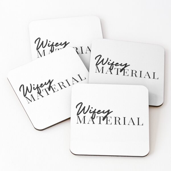 Item preview, Wifey Material | Husband | Hubby | Girlfriend | Wife | Boyfriend designed and sold by itsokaybyme.