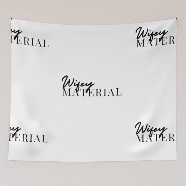 Item preview, Wifey Material | Husband | Hubby | Girlfriend | Wife | Boyfriend designed and sold by itsokaybyme.
