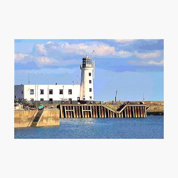 Scarborough Harbour Entrance Photographic Print