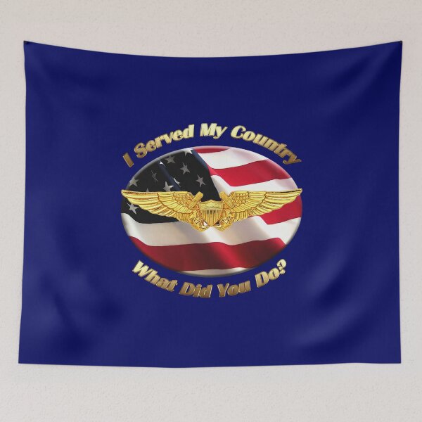 Item preview, Naval Flight Officer I Served My Country designed and sold by hotcarshirts.