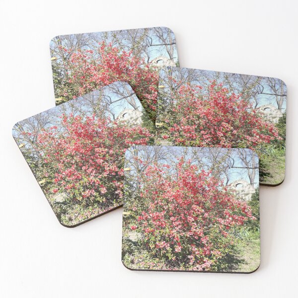 Item preview, Bush in flames, spring, nature designed and sold by UnsereWelt.