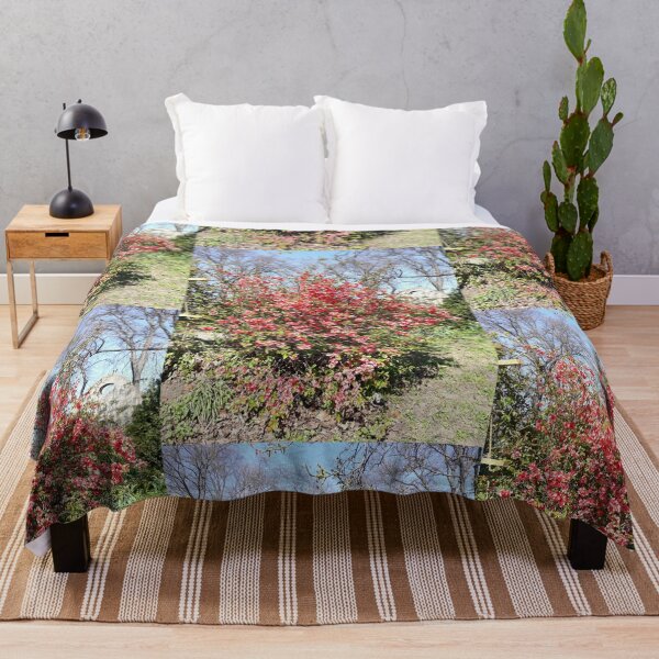Item preview, Bush in flames, spring, nature designed and sold by UnsereWelt.