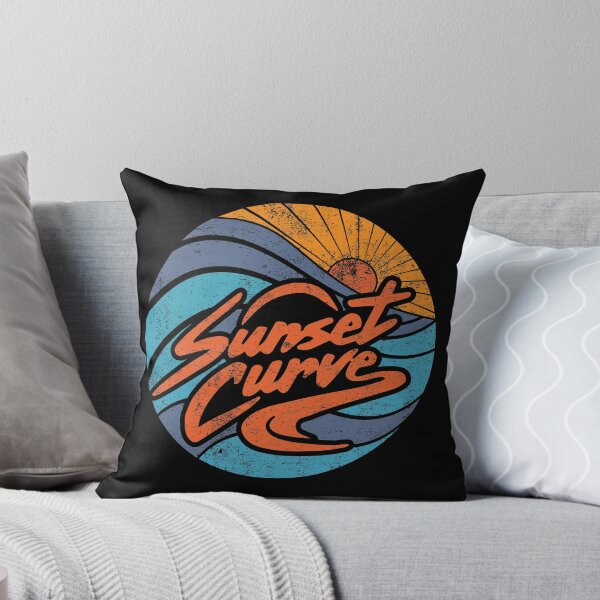 Item preview, Sunset Curve Band waves and sun Vintage Design designed and sold by aruncvr.
