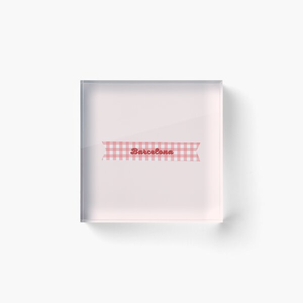 Item preview, Barcelona - Checkered Label designed and sold by CityCollection.