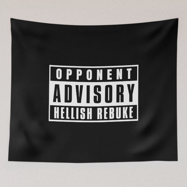 Item preview, Opponent Advisory Hellish Rebuke | DnD Warlock Class Spell Print  designed and sold by ToplineDesigns.