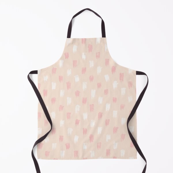 Blush Scandi dot stripes Apron
