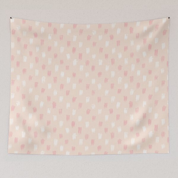 Item preview,  Blush Scandi dot stripes designed and sold by SeaverN.