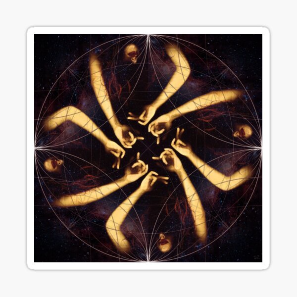 Choirgirl Hotel Sacred Geometry Circles Sticker