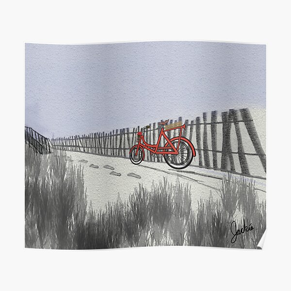 Sandy Beach Dune Poster