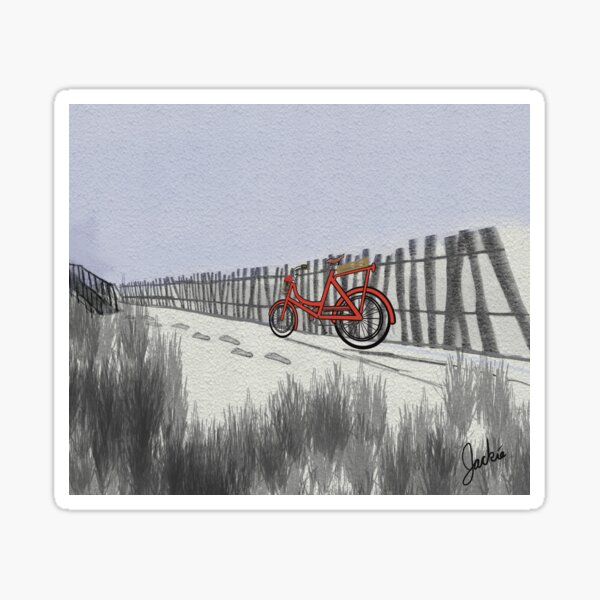 Sandy Beach Dune Sticker