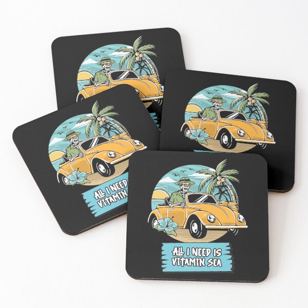 Item preview, All I Need Is Vitamin Sea Ocean Pirate Funny Quote Surf Sailing Pirate Summersticker designed and sold by KLINESTORE.