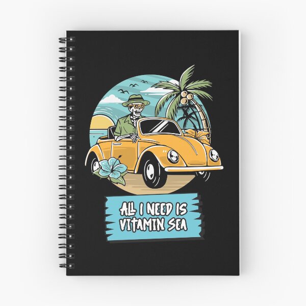 Item preview, All I Need Is Vitamin Sea Ocean Pirate Funny Quote Surf Sailing Pirate Summersticker designed and sold by KLINESTORE.