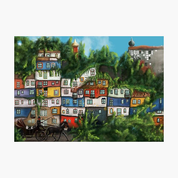 Hundertwasserhaus Photographic Print