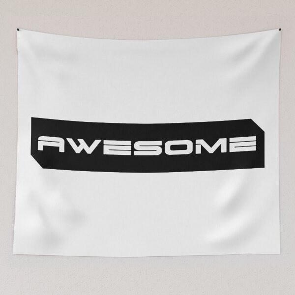 Item preview, Awesome simple cyberpunk urban slang letters white designed and sold by Swiiing.