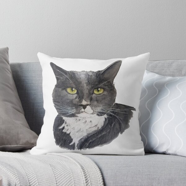 Aperçu de l'œuvre Chat gris créée et vendue par Mostly All Cats Stuff.