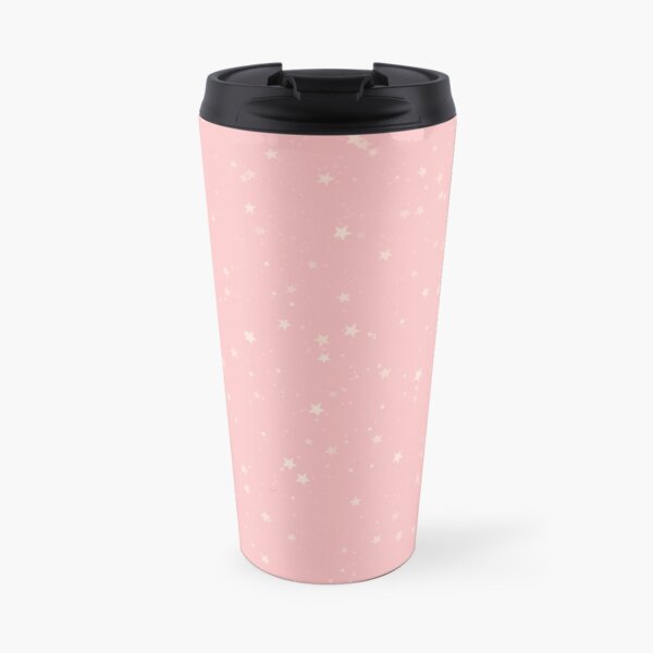 Copy of Blush Stars dots Travel Coffee Mug