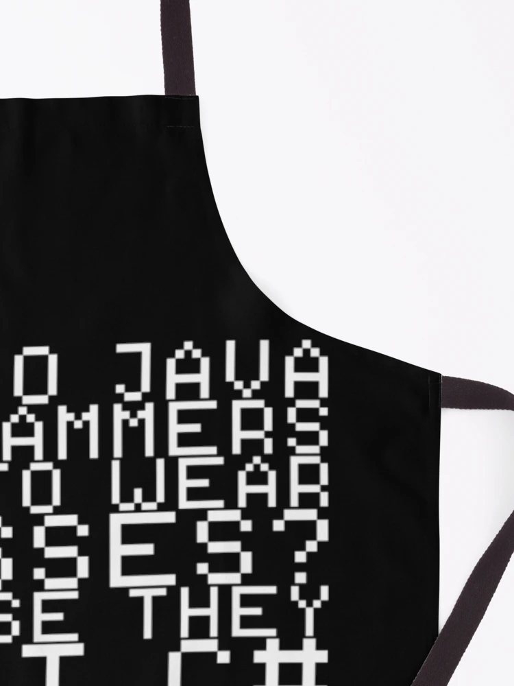 Thumbnail 3 of 6, Apron, Programmer Coder Design for a software developer designed and sold by ChristopherIBK.