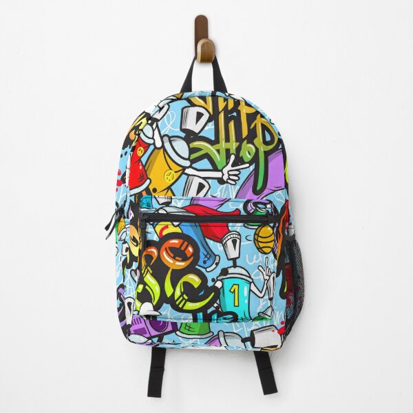 AEQEA Brat Quack Fake Graffiti Pop Art Streetwear Backpack – Captivated!