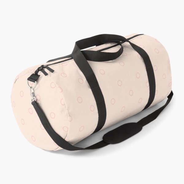 Blush Scandi Rings Duffle Bag