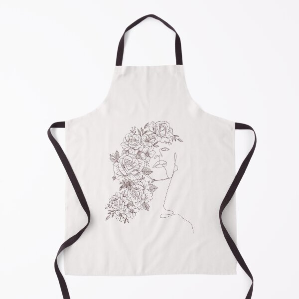 Item preview, Line Woman and Flowers designed and sold by MyasMakings.