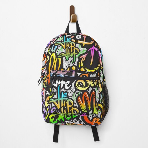 ZOCANIA Spray Paint Backpack for Graffiti Teens Back To School Gifts 17  Inch Laptop Backpack & Insulated Lunch Box & Pencil Case & Name Tag